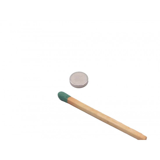 Ímã de neodímio 9,5x1,8 mm - N35